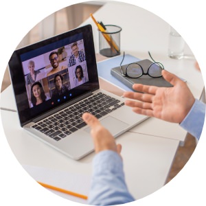 オンラインにて導入説明